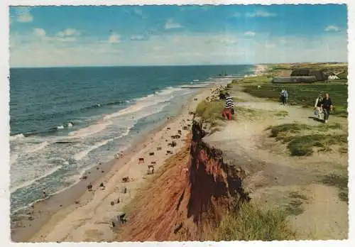 [Ansichtskarte] GERMANY - Sylt - Rotes Kliff und Sturmhaube. 