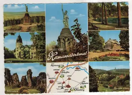 [Ansichtskarte] GERMANY - Gruss vom Hermannsdenkmal. 