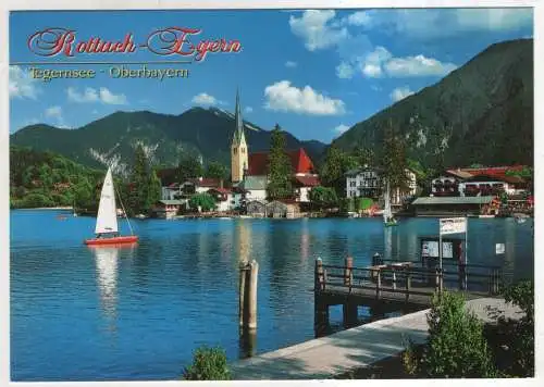 [Ansichtskarte] GERMANY - Rottach-Egern - Tegernsee - Oberbayern. 