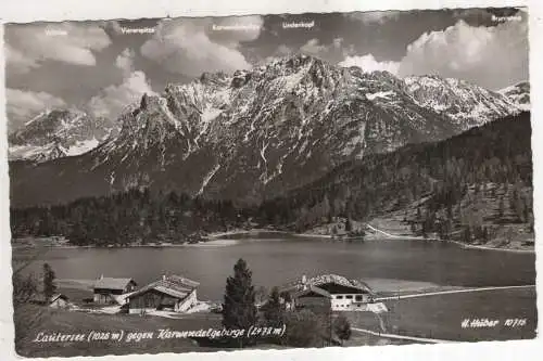 [Ansichtskarte] GERMANY - Lautersee gegen Karwendelgebirge. 