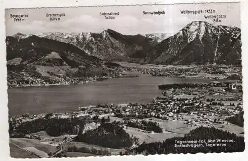 [Ansichtskarte] GERMANY  - Tegernseer-Tal - Bad Wiessee - Rottach-Egern - Tegernsee. 