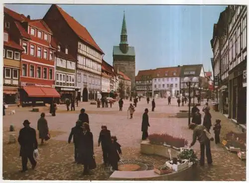 [Ansichtskarte] GERMANY  - Osterode am Harz - Fußgängerzone Kornmarkt. 