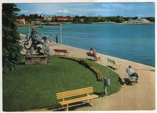 [Ansichtskarte] GERMANY  - Seepromenade Starnberg mit M.S. - Seeshaupt. 