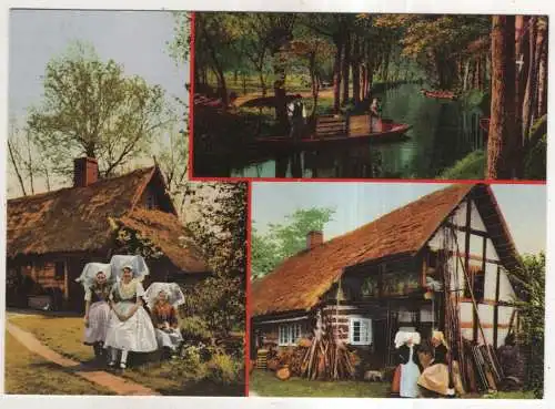 [Ansichtskarte] GERMANY  - Spreewald - Spreewaldbilder aus dem alten Burg - Reproduktionen. 