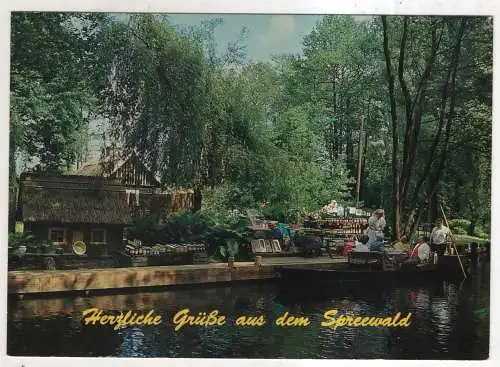 [Ansichtskarte] GERMANY  - Herzliche Grüße aus dem Spreewald. 