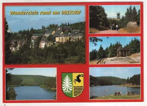 [Ansichtskarte] GERMANY  - Wanderziele rund um Oberhof. 