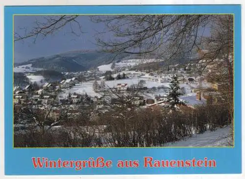 [Ansichtskarte] GERMANY  - Wintergrüße aus Rauenstein. 