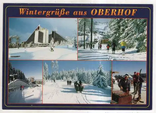 [Ansichtskarte] GERMANY  - Wintergrüße aus Oberhof. 