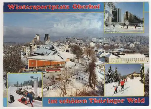 [Ansichtskarte] GERMANY  - Wintersportplatz Oberhof im schönen Thüringer Wald. 