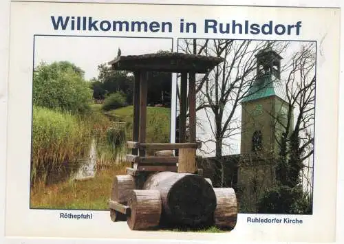 [Ansichtskarte] GERMANY  - Willkommen in Ruhlsdorf - Teltow. 