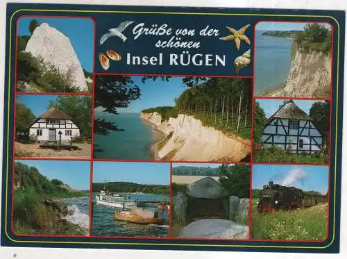 [Ansichtskarte] GERMANY  - Grüße von der schönen Insel Rügen. 