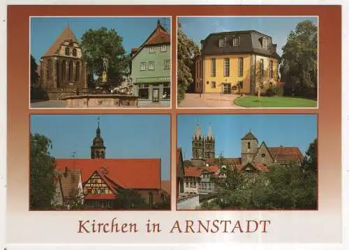 [Ansichtskarte] GERMANY  - Kirchen in Arnstadt. 