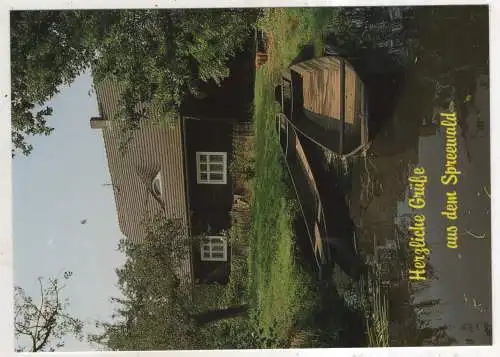 [Ansichtskarte] GERMANY  - Herzliche Grüße aus dem Spreewald. 