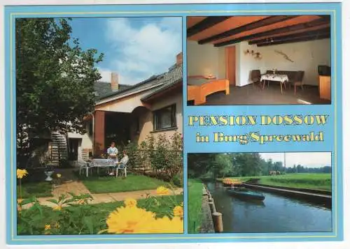 [Ansichtskarte] GERMANY  - Pension Dossow in Burg / Spreewald. 