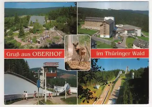 [Ansichtskarte] GERMANY  - Gruß aus Oberhof im Thüringer Wald. 