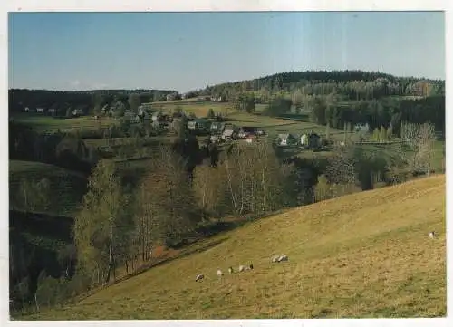 [Ansichtskarte] GERMANY  - Rittersberg / Erzgebirge - Blick auf den Ort. 