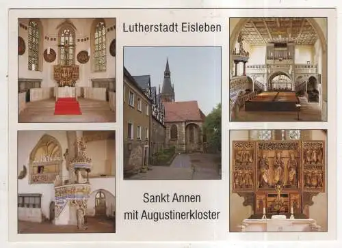 [Ansichtskarte] GERMANY  - Lutherstadt Eisleben - Sankt Annen mit Augustinerkloster. 