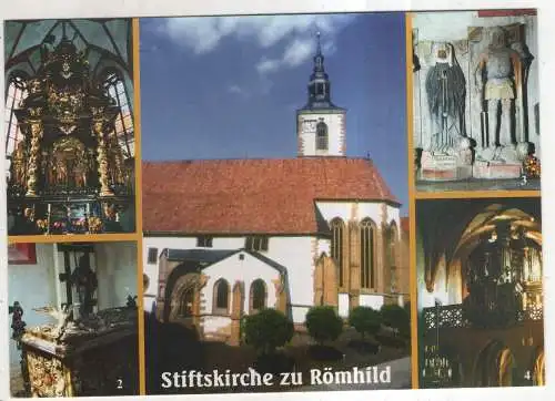 [Ansichtskarte] GERMANY  - Stiftskirche zu Römhild. 