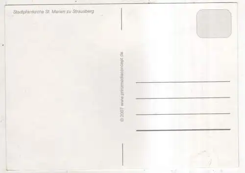 [Ansichtskarte] GERMANY  - Strausberg - Stadtpfarrkirche St. Marien. 