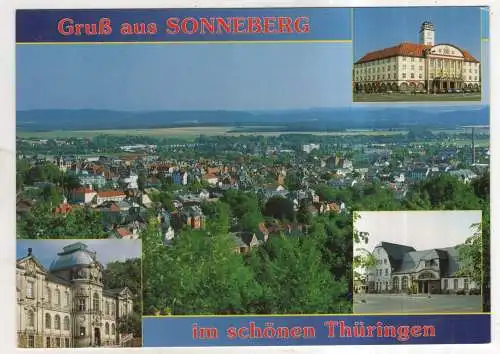 [Ansichtskarte] GERMANY  - Gruß aus Sonneberg im schönen Thüringen. 