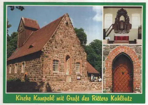 [Ansichtskarte] GERMANY  - Kirche Kampehl bei Neustadt / Dosse. 