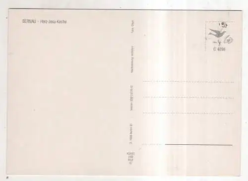 [Ansichtskarte] GERMANY  - Bernau - Herz-Jesu-Kirche. 