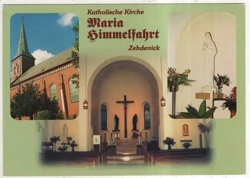 [Ansichtskarte] GERMANY  - Zehdenick - Katholische Kirche Maria Himmelfahrt. 