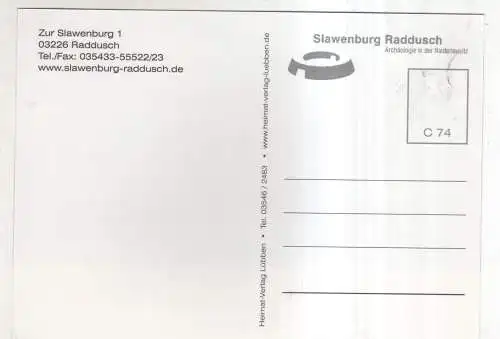 [Ansichtskarte] GERMANY  - Slawenburg Raddusch. 