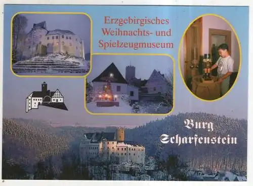 [Ansichtskarte] GERMANY  - Burg Scharfenstein - Erzgebirgisches Weihnachts- und Spielzeugmuseum. 