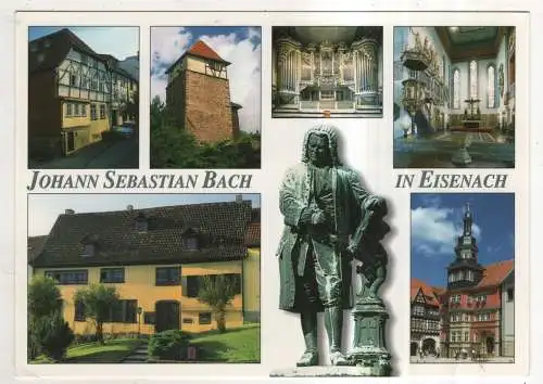 [Ansichtskarte] GERMANY  -  Johann Sebastian Bach in Eisenach. 