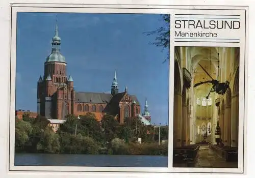 [Ansichtskarte] GERMANY  - Stralsund - Marienkirche. 