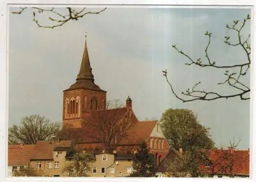 [Ansichtskarte] GERMANY  - Lassan - Blick auf die Kirche. 