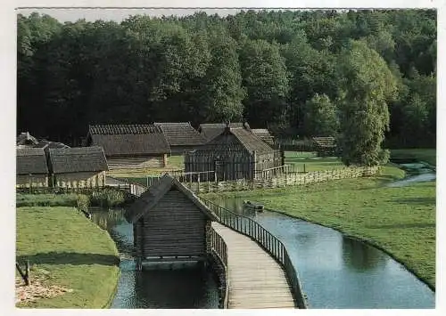 [Ansichtskarte] GERMANY  - Groß Raden / Mecklenburg - Blick auf das Archäologische Freilichtmuseum. 