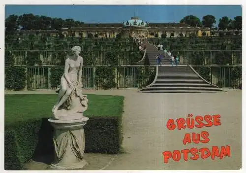 [Ansichtskarte] GERMANY  - Potsdam - Schloß Sanssouci. 