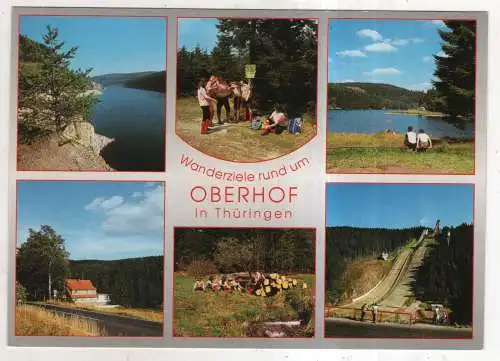 [Ansichtskarte] GERMANY  - Wanderziele rund um Oberhof in Thüringen. 