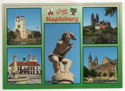 [Ansichtskarte] GERMANY  - Grüße aus Magdeburg. 