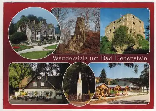 [Ansichtskarte] GERMANY  - Wanderziele um Bad Liebenstein. 