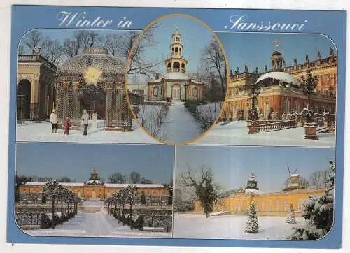 [Ansichtskarte] GERMANY  - Potsdam - Winter in Sanssouci. 