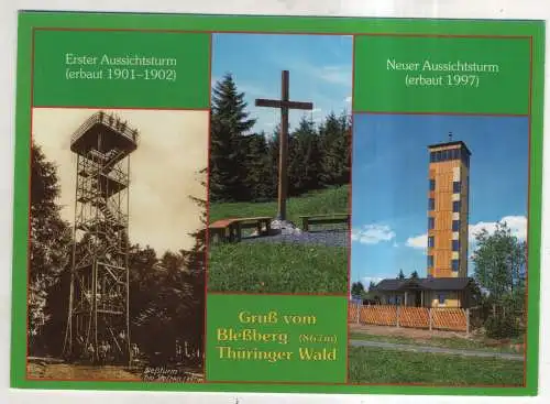 [Ansichtskarte] GERMANY  - Gruß vom Bleßberg - Thüringer Wald. 