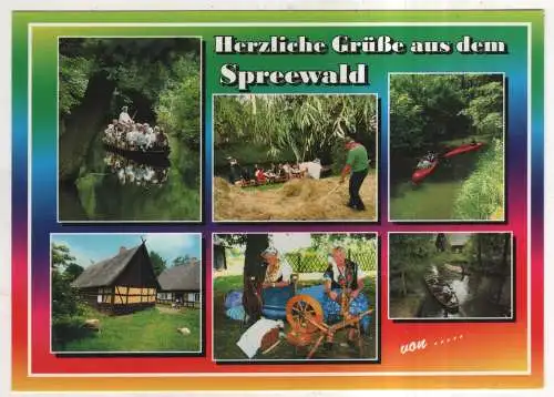 [Ansichtskarte] GERMANY  - Herzliche Grüße aus dem Spreewald. 