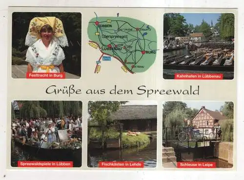 [Ansichtskarte] GERMANY  - Grüße aus dem Spreewald. 