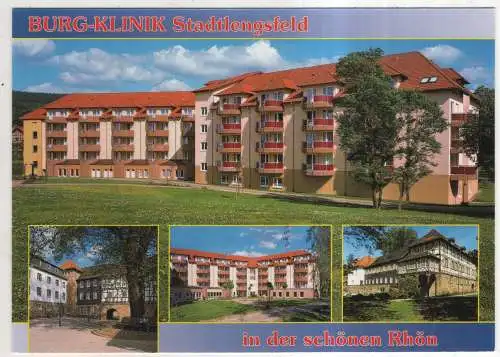 [Ansichtskarte] GERMANY  - Stadtlengsfeld in der schönen Rhön - Burg-Klinik. 