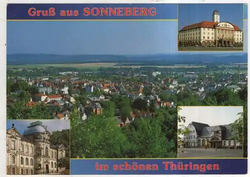 [Ansichtskarte] GERMANY  - Gruß aus Sonneberg im schönen Thüringen. 