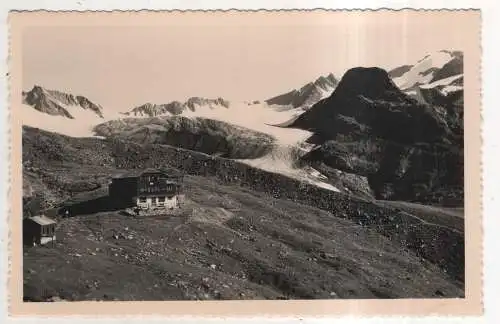 [Ansichtskarte] AUSTRIA - Vernagthütte mit Vernagt-Gletscher ... - Oetztaler-Alpen. 