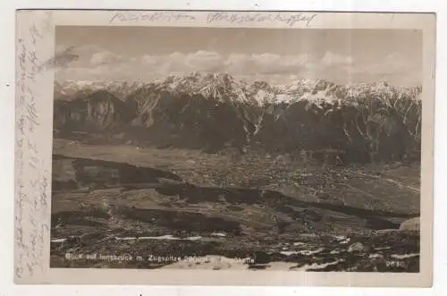 [Ansichtskarte] AUSTRIA - Blick auf Innsbruck m. Zugspitze. 