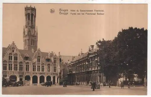 [Ansichtskarte] BELGIUM - Bruges / Brugge - Hotel du Gouvernement Provincial. 