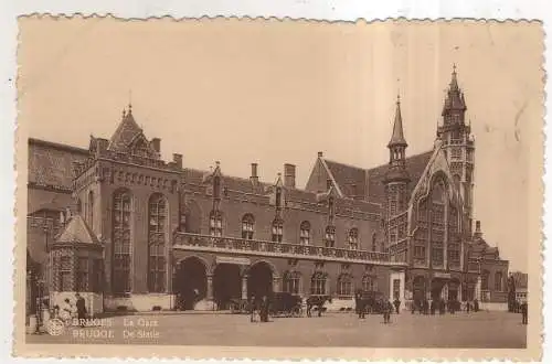 [Ansichtskarte] BELGIUM - Bruges / Brugge - La Gare. 