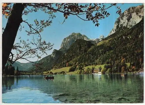 [Ansichtskarte] GERMANY  - Berchtesgadener Land - Hintersee mit Reiteralpe. 