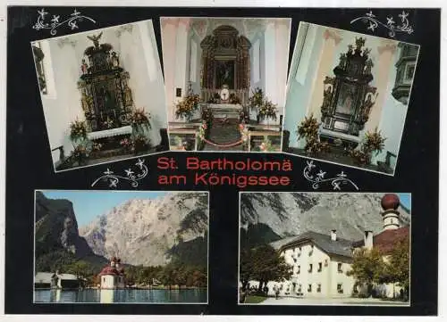 [Ansichtskarte] GERMANY  -  St. Bartholomä am Königssee. 