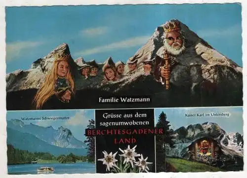 [Ansichtskarte] GERMANY  - Familie Watzmann - Berchtesgadener Land. 